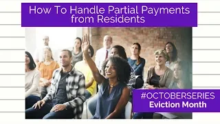 How To Handle Partial Payments from Residents