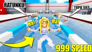 WYGRAŁAM WYŚCIG Z NOOBAMI 😂 (Swimming Race Simulator)| Bella