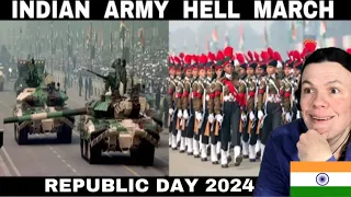 Indian Army HELL MARCH 2024!! Republic Day Parade (US Soldier Reacts)