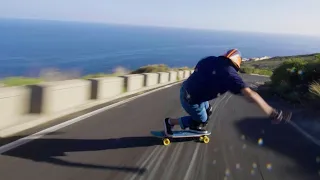 50 mph skating on this crazy road