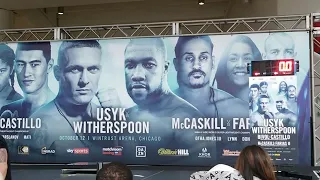 LIVE! USYK VS WITHERSPOON WEIGH-INS FROM CHICAGO!