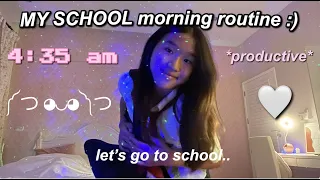 my 4:35 am school morning routine 2022
