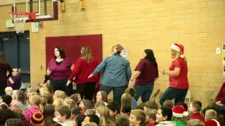 Orem Elementary Christmas flash mob