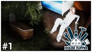 House Flipper - #1 - Halloween House - Let's Play / Gameplay / Beverage