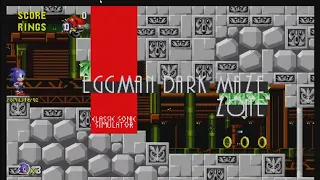 Eggman Dark Maze - A level I created in Classic Sonic Simulator - Roblox - PS5