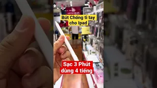 Trên tay bút cảm ứng Wiwu Pencil Pro chính hãng. Dùng ngon cho Ipad 11. Chống tì tay, viết mượt cực