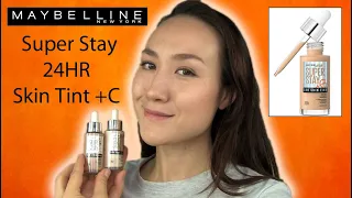 Maybelline Super Stay 24HR Skin Tint + Vitamin C // Wear Test & Review