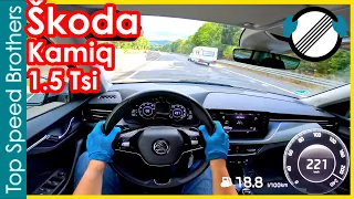 Škoda Kamiq 1.5 Tsi (2022) AUTOBAHN POV TOP SPEED 🚀 #topspeedbrothers