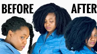 You won’t believe how easy it is to get longer and thicker looking hair! #curlsqueen