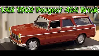 1/43 1962 Peugeot 404 Break diecast by Norev