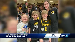 Caitlin Clark inspires young Iowans to play basketball