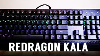Redragon KALA K557 RGB Mechanical Keyboard Outemu Blue (Unboxing & Review)