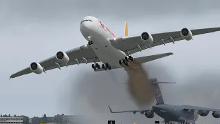 Most Terrible Planes Landing Ever | Xplane 11