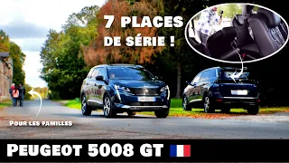 Essai PEUGEOT 5008 GT 2021 Restylé 🇫🇷 Le Plus GRAND SUV 7 places Français ?