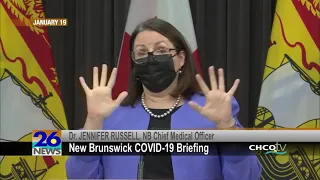 COVID-19 Update for New Brunswick: January 19, 2021