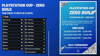 How Many Points Do You Need To Qualify For The PlayStation Cup Zero Build Finals