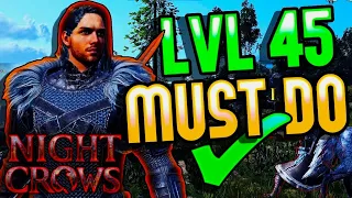 5 Things You Must Do on Lvl 45 - Night Crows