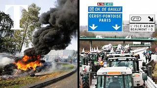 French farmers besiege Paris for second day of protest