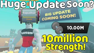 Got 10 Million Strength In StrongMan Simulator!