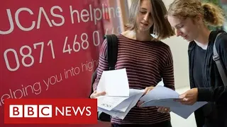 Students scramble for university places after exam U-turn - BBC News