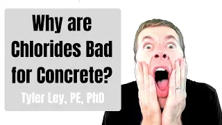 Why are chlorides bad for concrete?