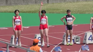 2023 大館市民陸上 一般女子 100m 決勝 1組