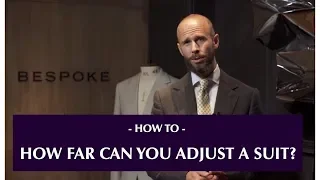 How much can a suit be altered?