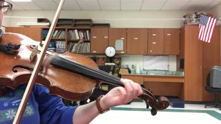 D Major Scale- Violin
