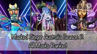 Masked Singer Australia Season 2 All Masks Ranked