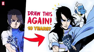 DRAW THIS AGAIN 10 YEARS LATER?!... Sorta | Redrawing Old Art