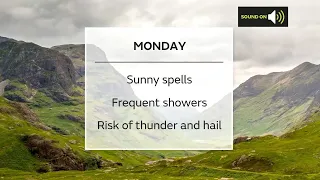 Monday Scotland weather forecast 25/10/21
