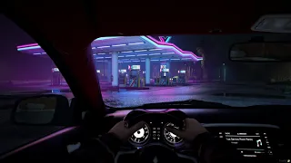 GTA 5 ASMR - RAINY NIGHT DRIVE QUIET RADIO MUSIC PLAYS (NATURALVISION)