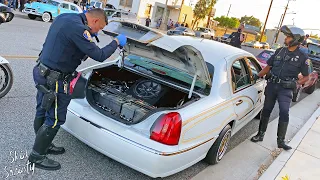 Lowriders IMPOUNDED by Pasadena Police in California