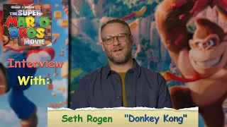 "The Super Mario Bros" Interview Seth Rogen "Donkey Kong"