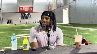 Ohio State's Cameron Martinez discusses where he worked to improve this offseason