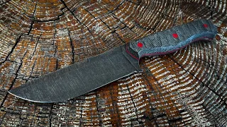 Knife making: Rock Pattern Tactical Knife