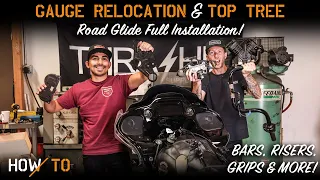 How To: Gauge Relocation & Top Tree Install on a Harley-Davidson Road Glide ST!