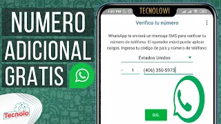 Como tener un Número Virtual GRATIS para WHATSAPP