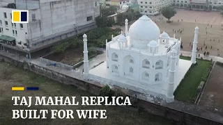 Devoted Indian husband has mini Taj Mahal replica built for wife