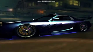 NFS Underground 2 RX-7 Drag racing