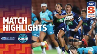 Sky Super Rugby Aupiki R2 Highlights: Blues v Matatū (2022)