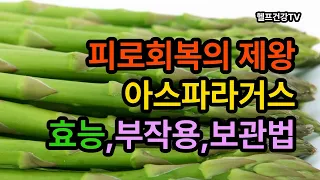 아스파라거스 효능/부작용/보관과 손질법/아스파라거스 요리 #asparagus
