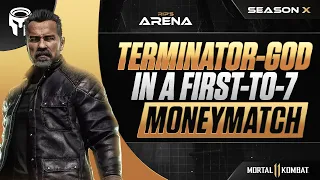 The craziest Terminator gets challenged to a MONEYMATCH! - Mortal Kombat 11