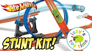 Cars  | Hot Wheels Fast Lane Stunt Kit Playset  | Fun Toy Cars for Family and Kids