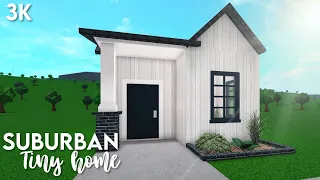 3k No-Gamepass Suburban Tiny Home | Bloxburg ROBLOX speedbuild