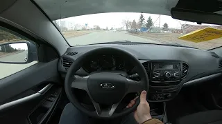 2016 "Lada" "Vesta" POV Test Drive