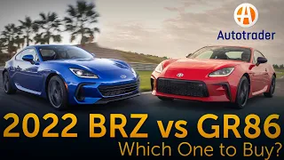 2022 Toyota GR86 vs 2022 Subaru BRZ - Which One to Buy?