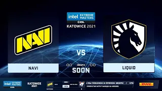 🔴  LIVE   NAVI vs Liquid  BO3 | IEM Katowice 2021