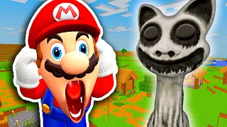 CAT from ZOONOMALY in MINECRAFT - MINECRAFT MEMES with MARIO part 17 (wait what meme)