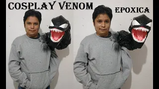 Cosplay Venom | Como hacer un cosplay de Venom cabeza articulada | versión Cardboard Man props & DIY